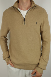 Ralph Lauren trui met kwart rits - L
