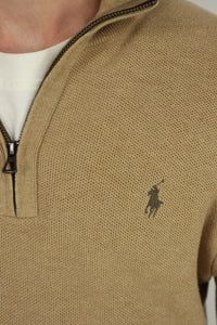 Ralph Lauren trui met kwart rits - L