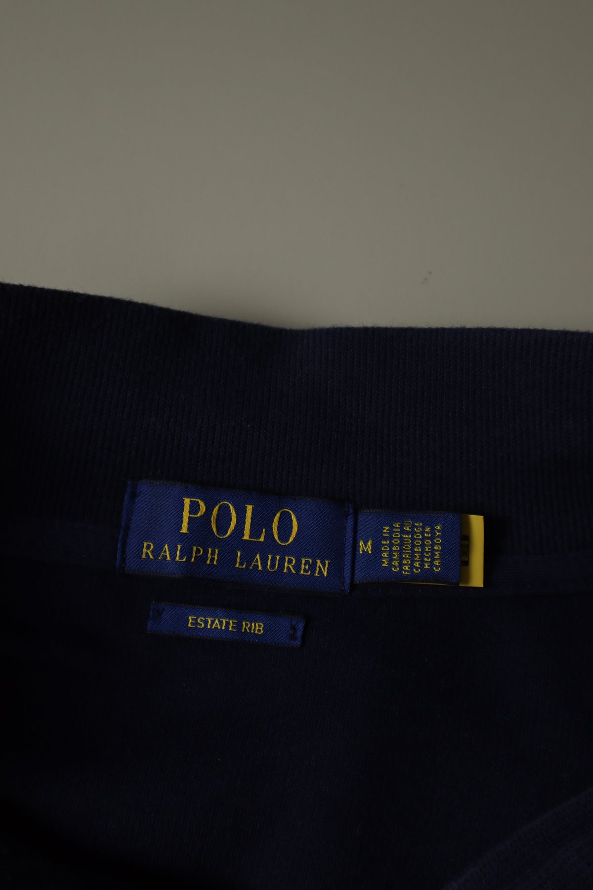 Ralph Lauren trui met kwart rits - M