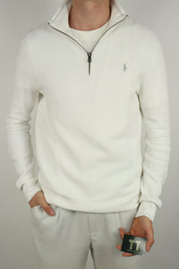 Ralph Lauren trui met kwart rits - M
