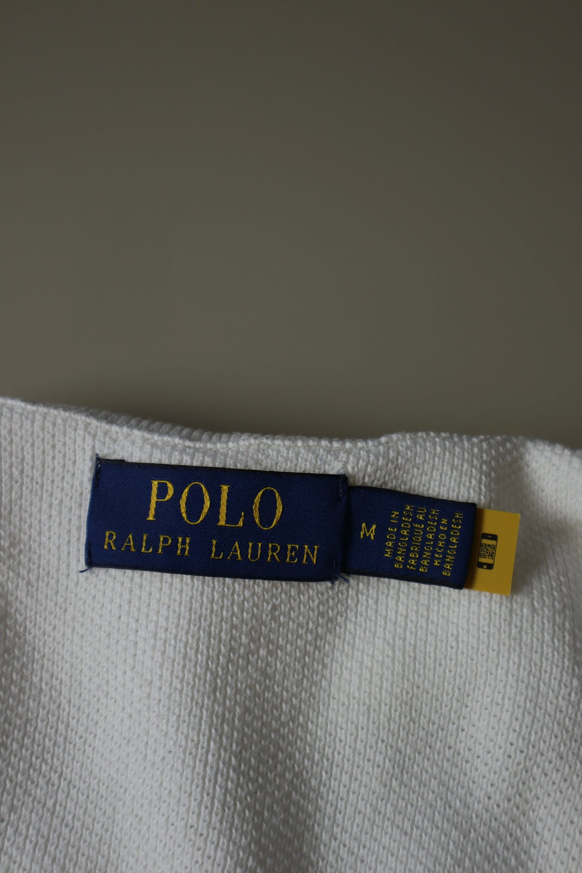 Ralph Lauren trui met kwart rits - M