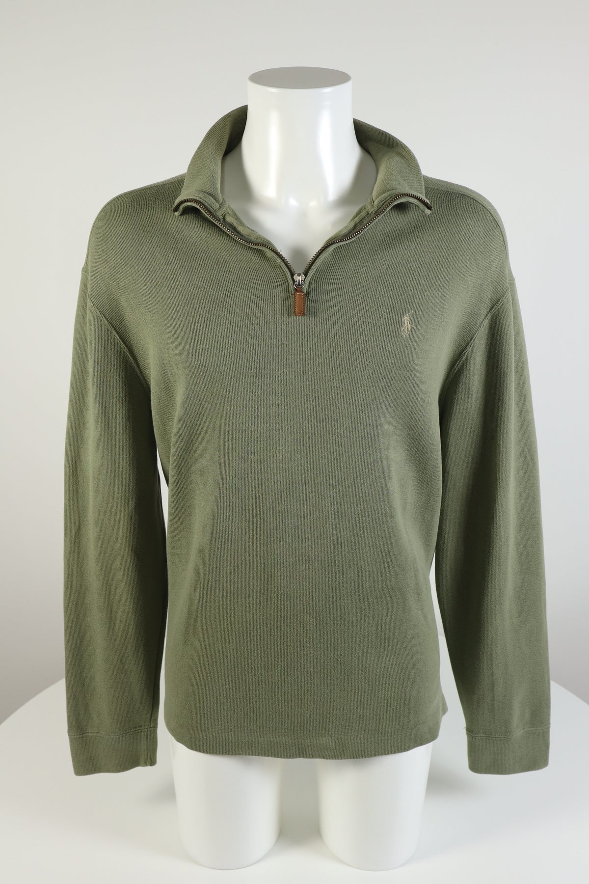 Ralph Lauren trui met kwart rits - L