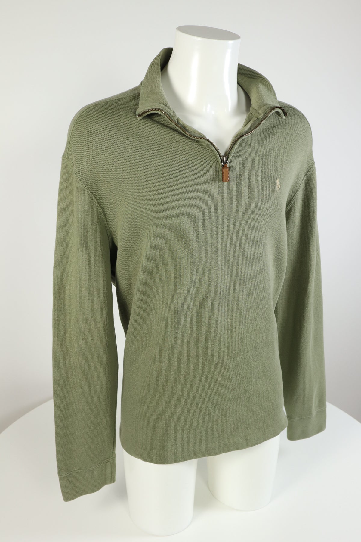 Ralph Lauren trui met kwart rits - L