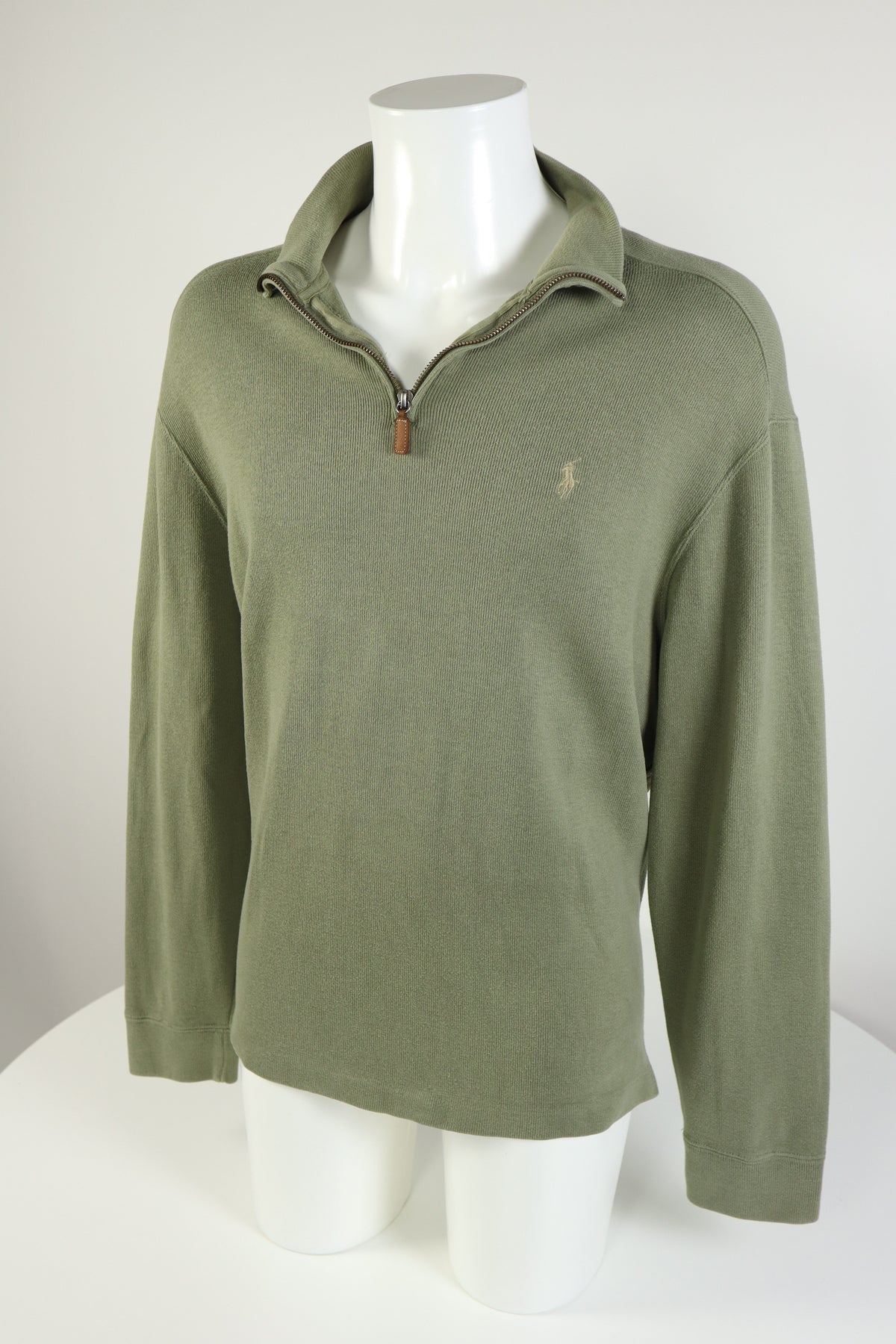 Ralph Lauren trui met kwart rits - L