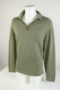 Ralph Lauren trui met kwart rits - L