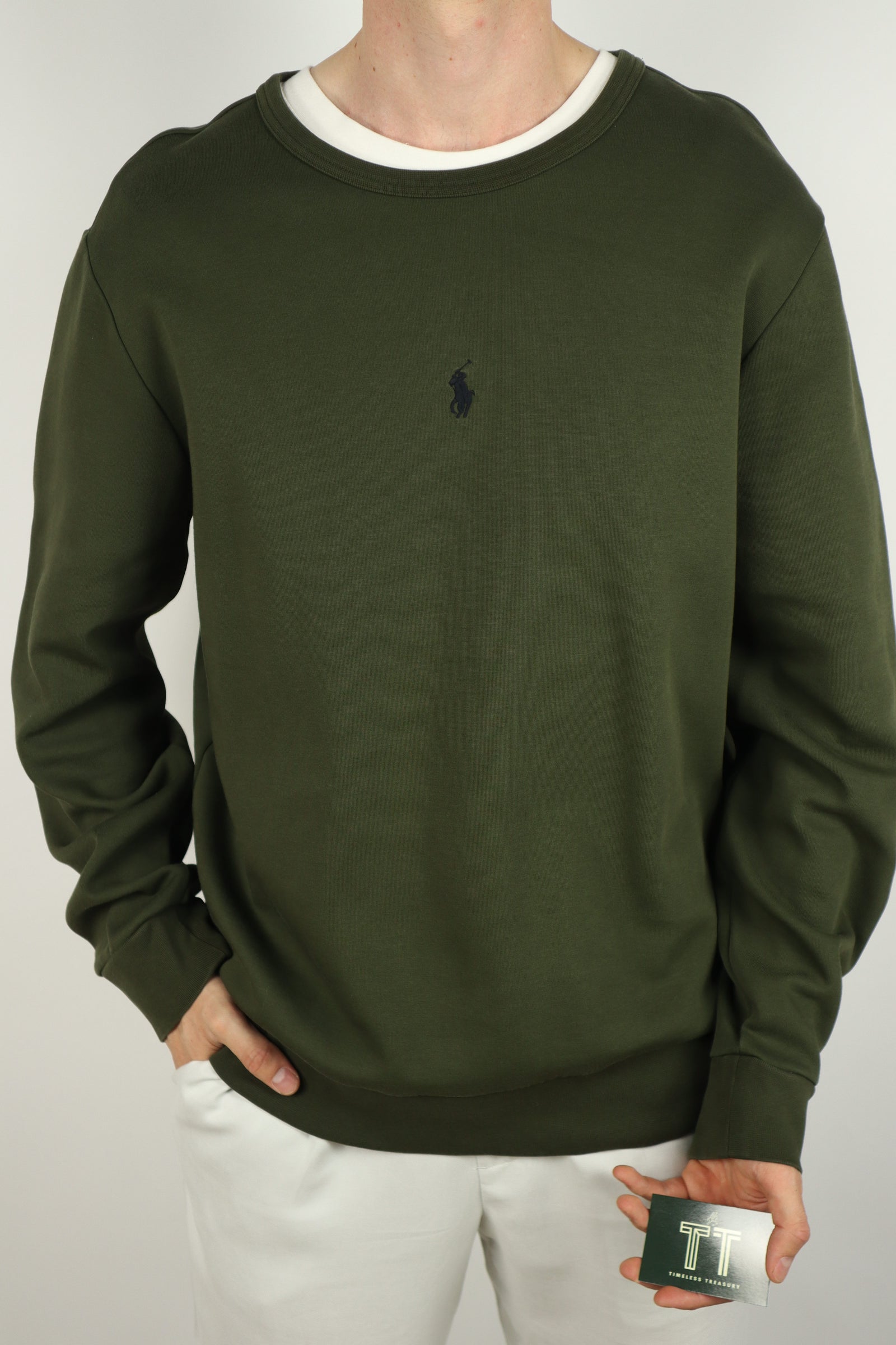 Ralph Lauren trui met ronde hals - L
