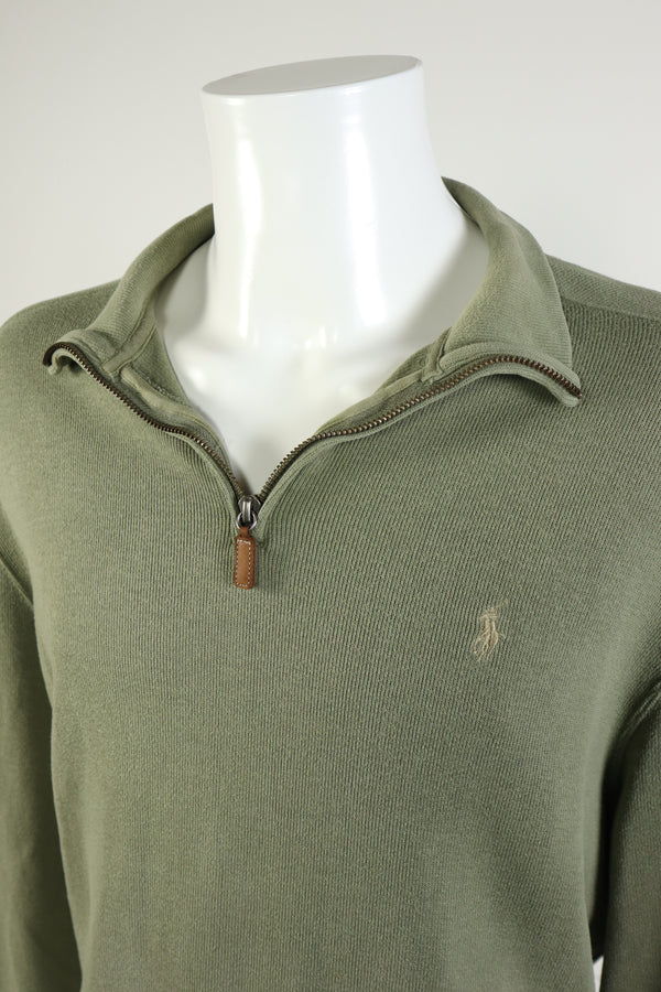 Ralph Lauren trui met kwart rits - L