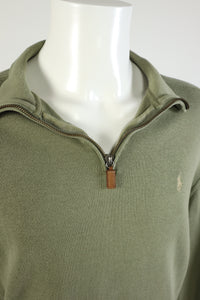 Ralph Lauren trui met kwart rits - L