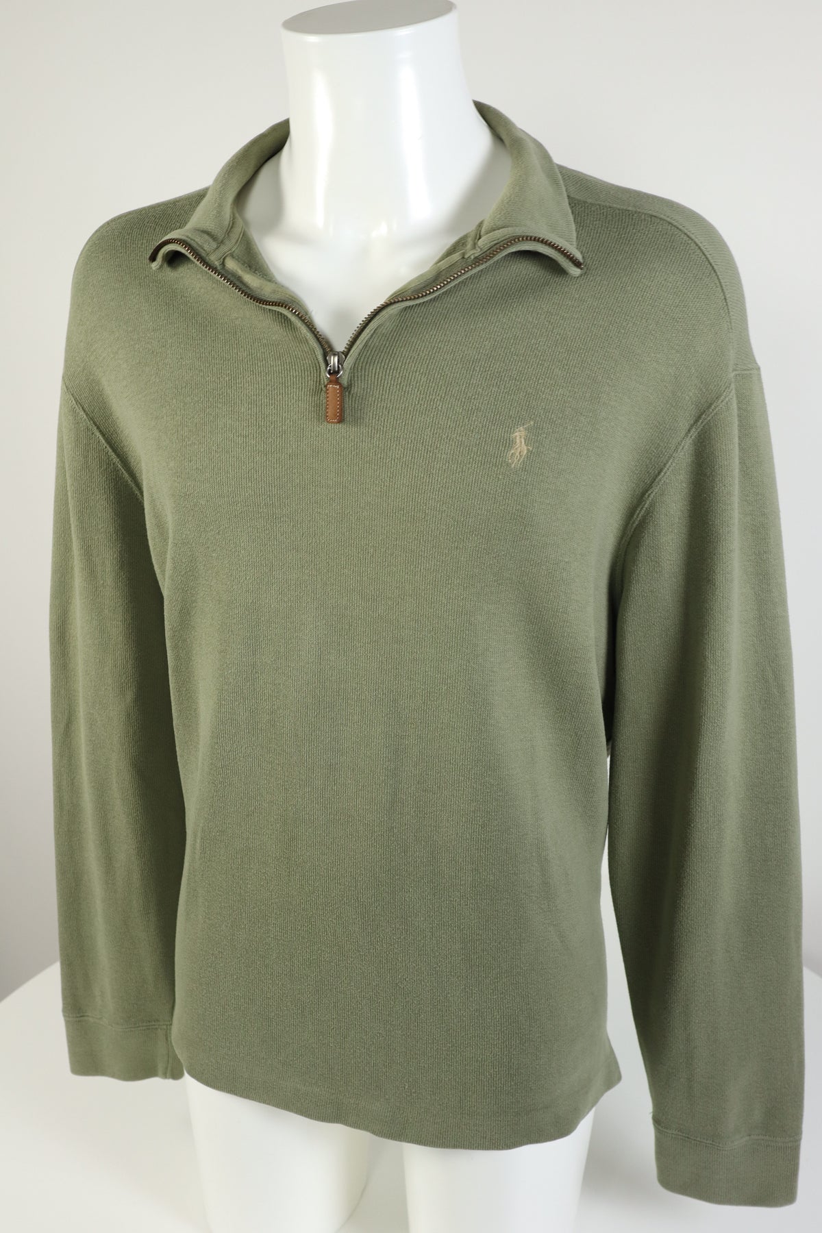 Ralph Lauren trui met kwart rits - L