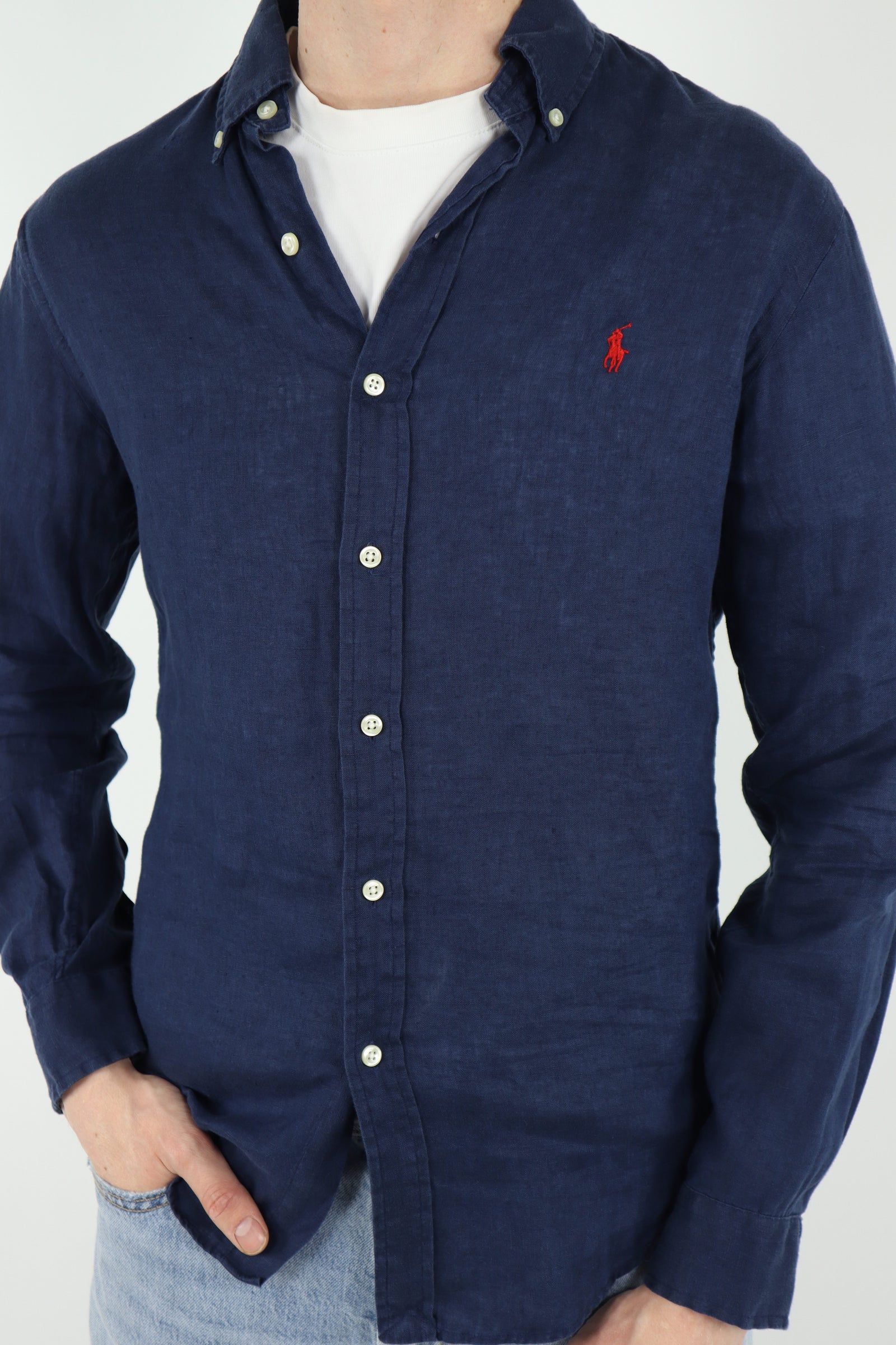 Ralph Lauren linnen overhemd - S