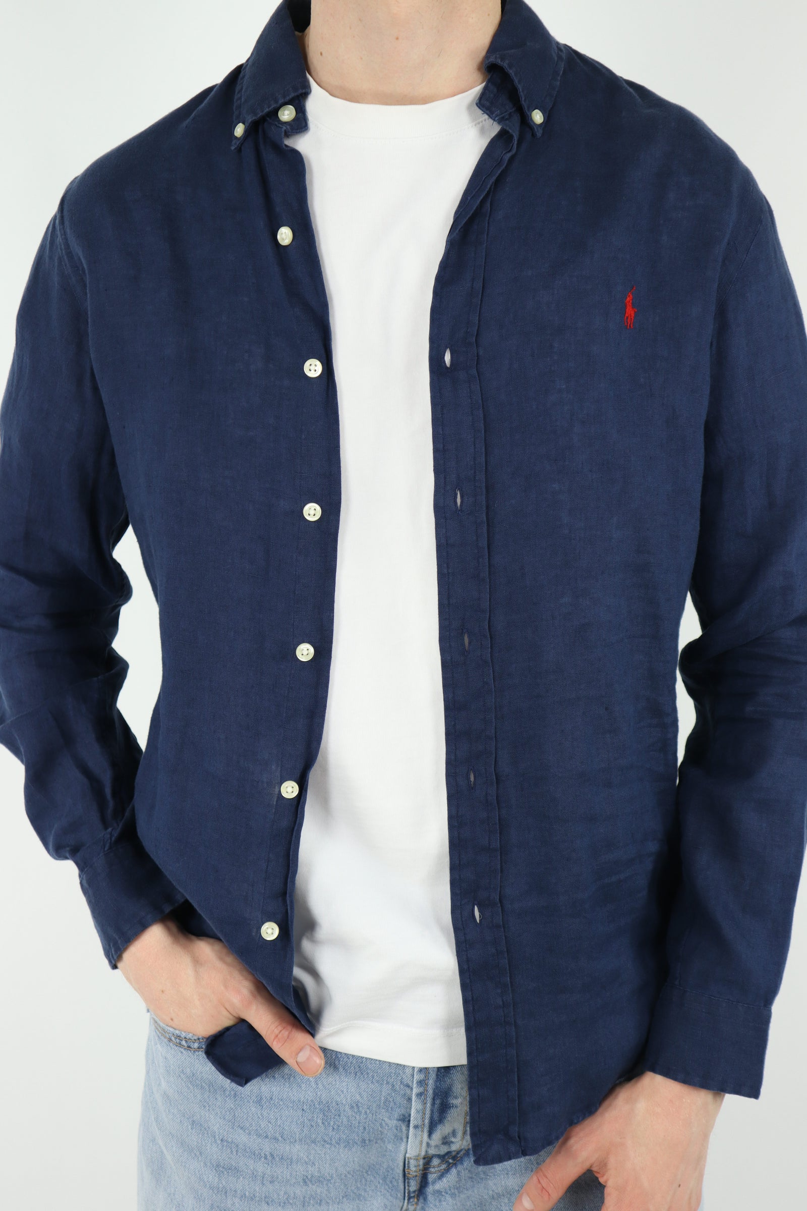 Ralph Lauren linnen overhemd - S