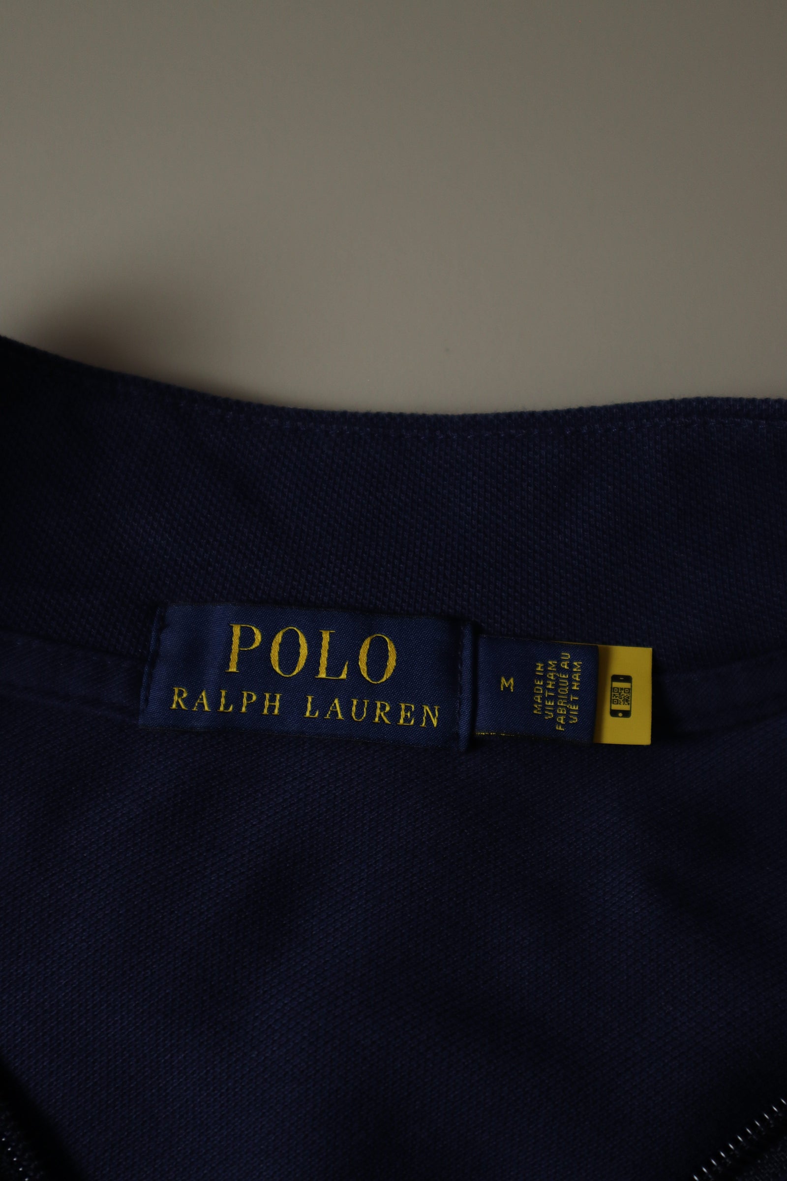 Ralph Lauren trui met kwart rits - M
