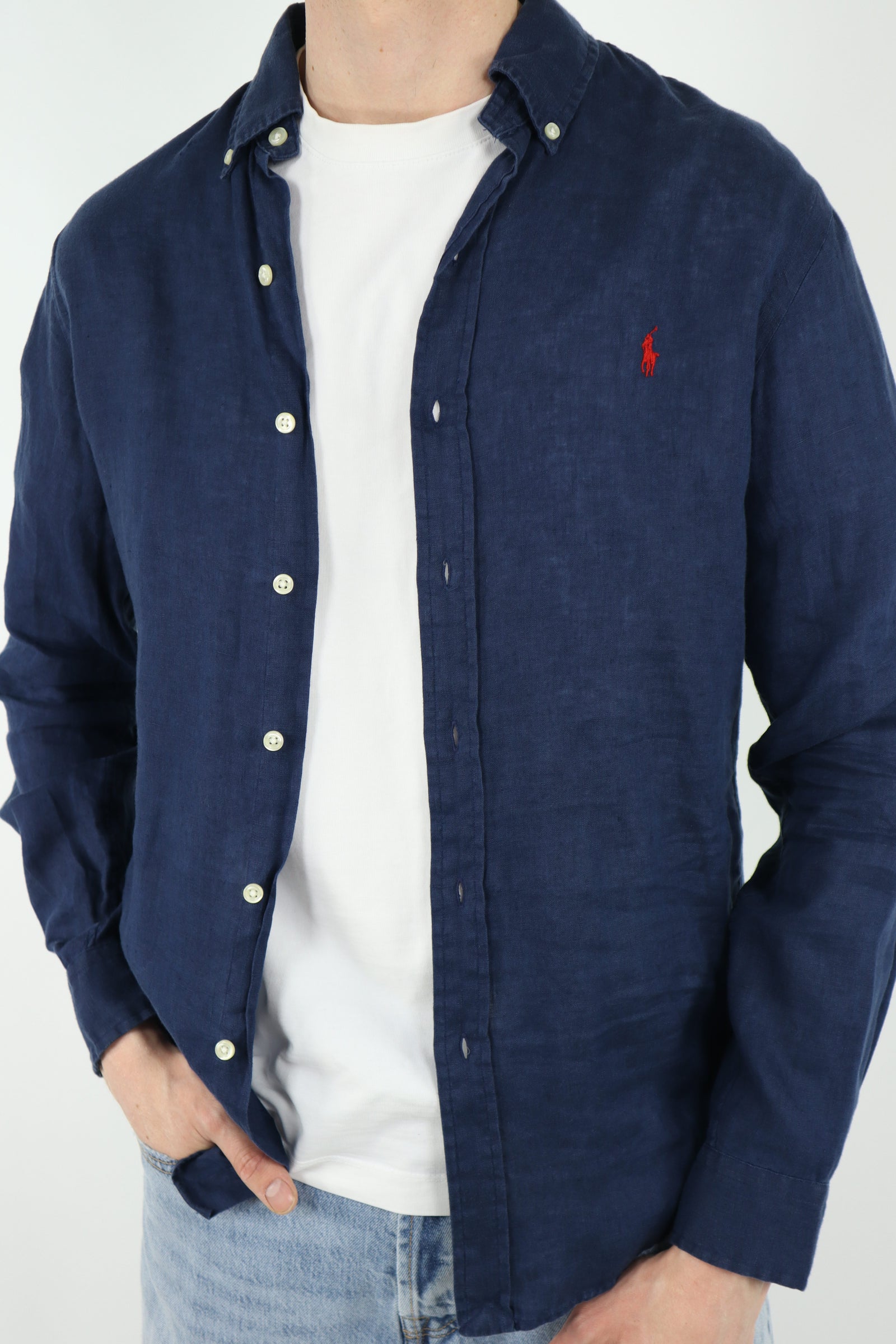 Ralph Lauren linnen overhemd - S