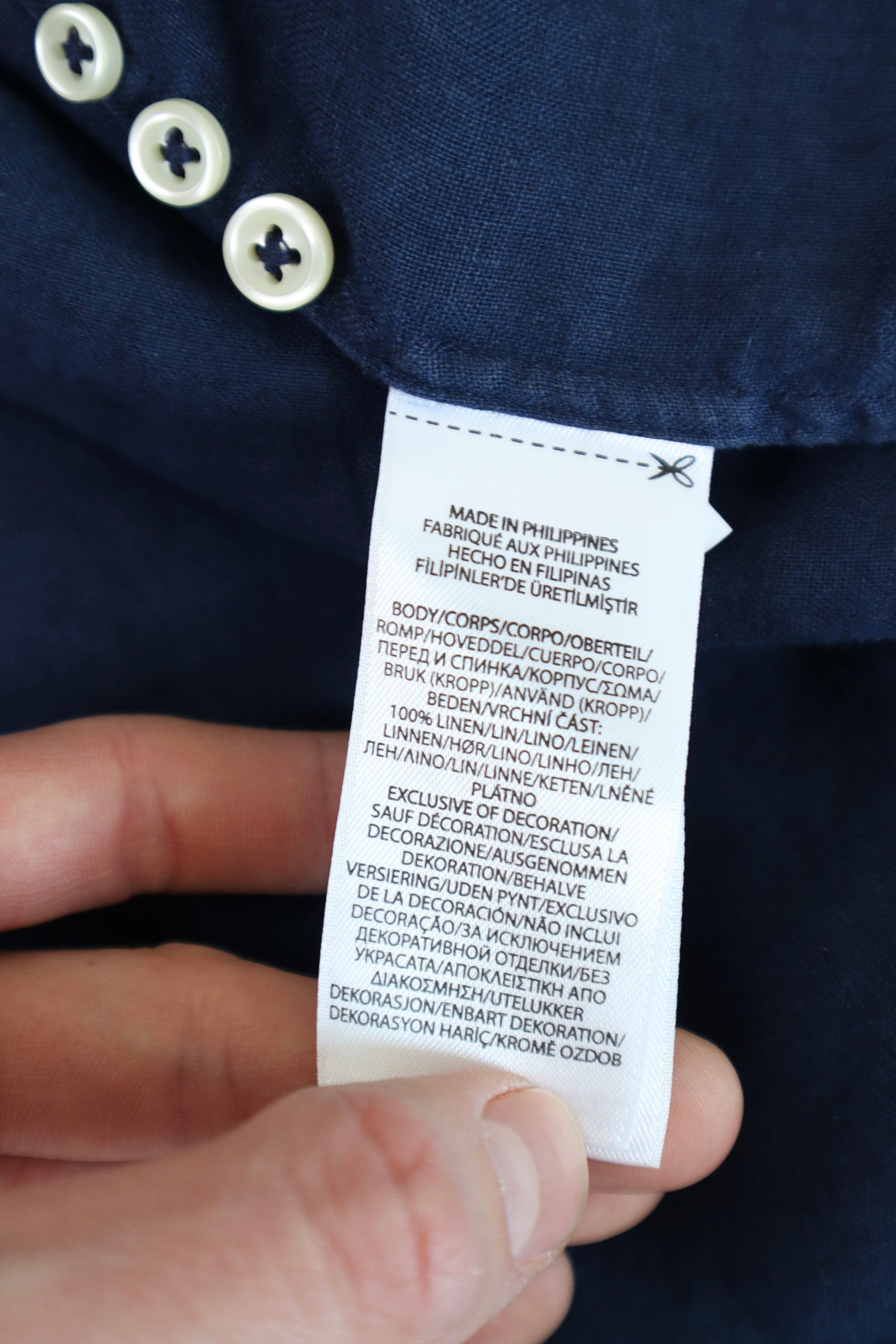 Ralph Lauren linnen overhemd - S