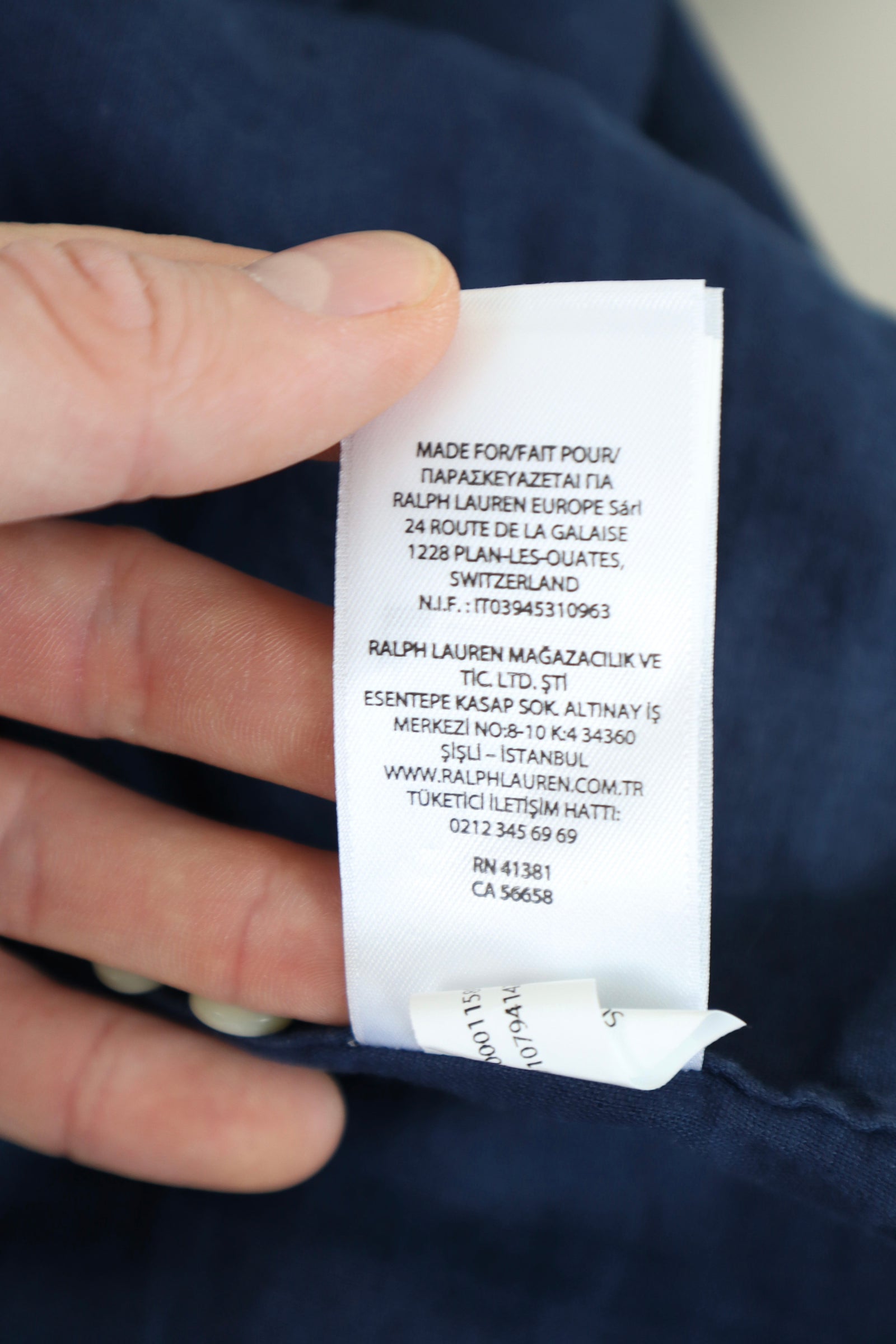 Ralph Lauren linnen overhemd - S