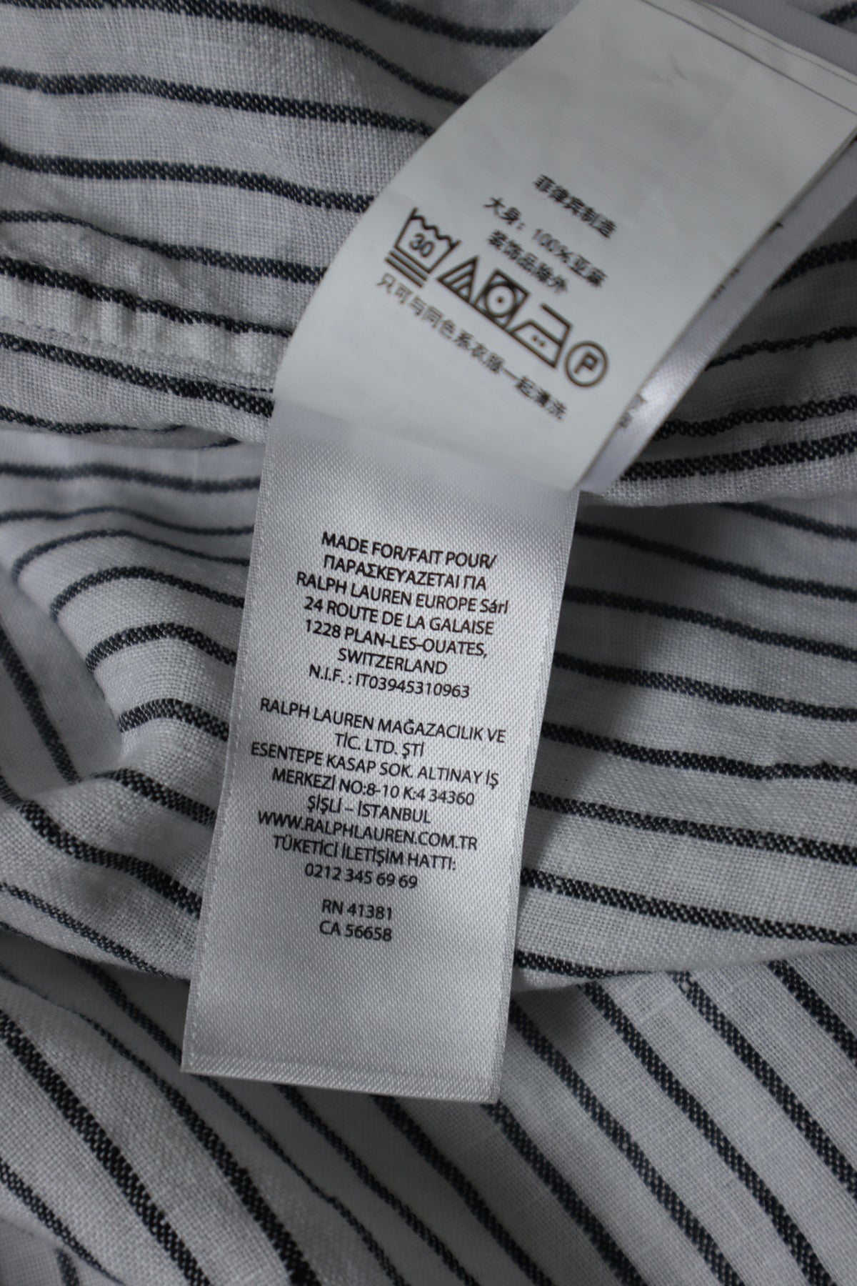 Ralph Lauren overhemd linnen - S