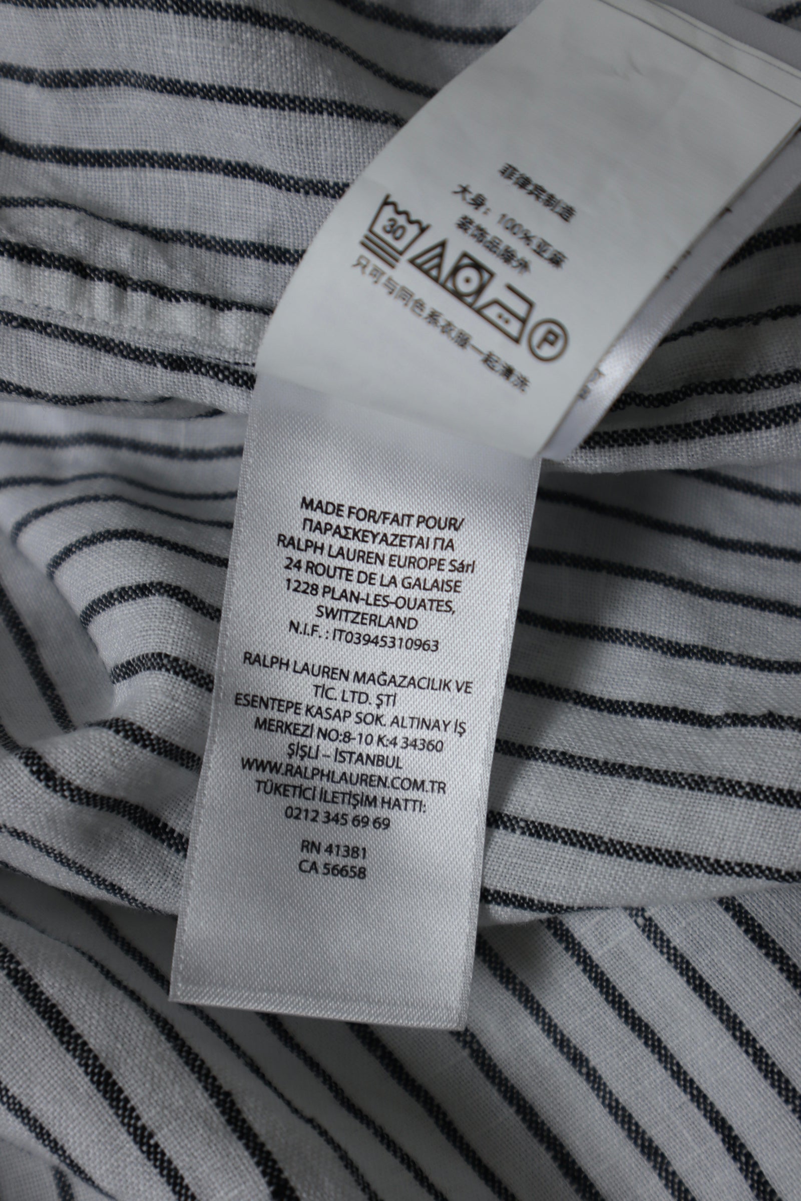 Ralph Lauren linnen overhemd - S