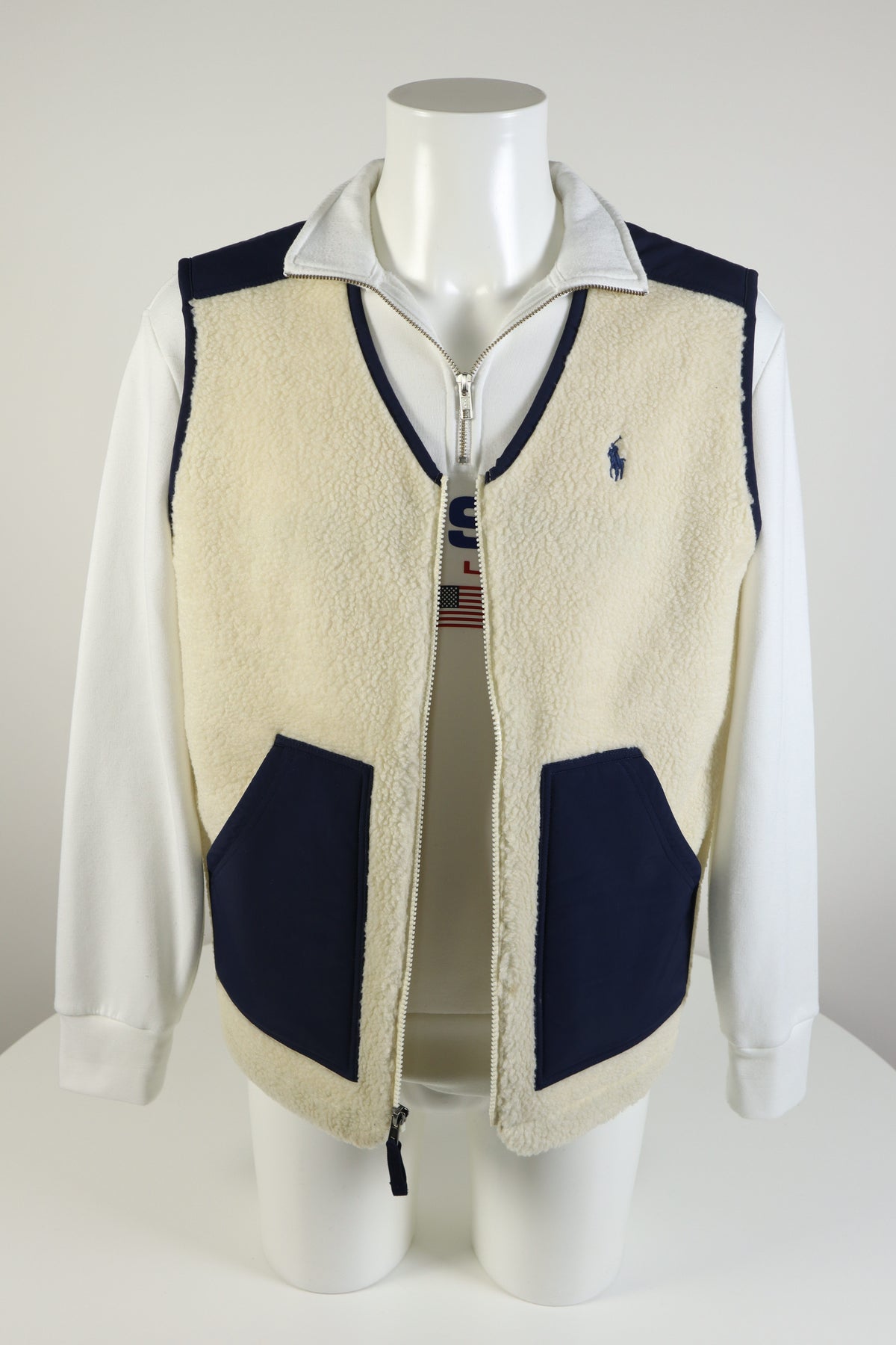 Ralph Lauren teddy gilet/bodywarmer - M