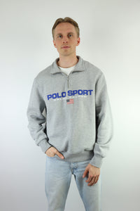 Ralph Lauren Polo Sport trui met kwart rits - L