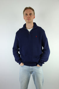 Ralph Lauren trui met kwart rits - L