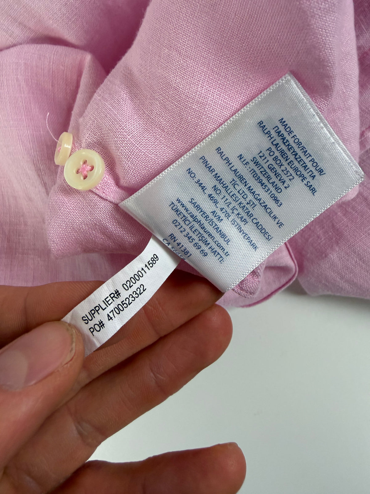 Ralph Lauren overhemd linnen - S