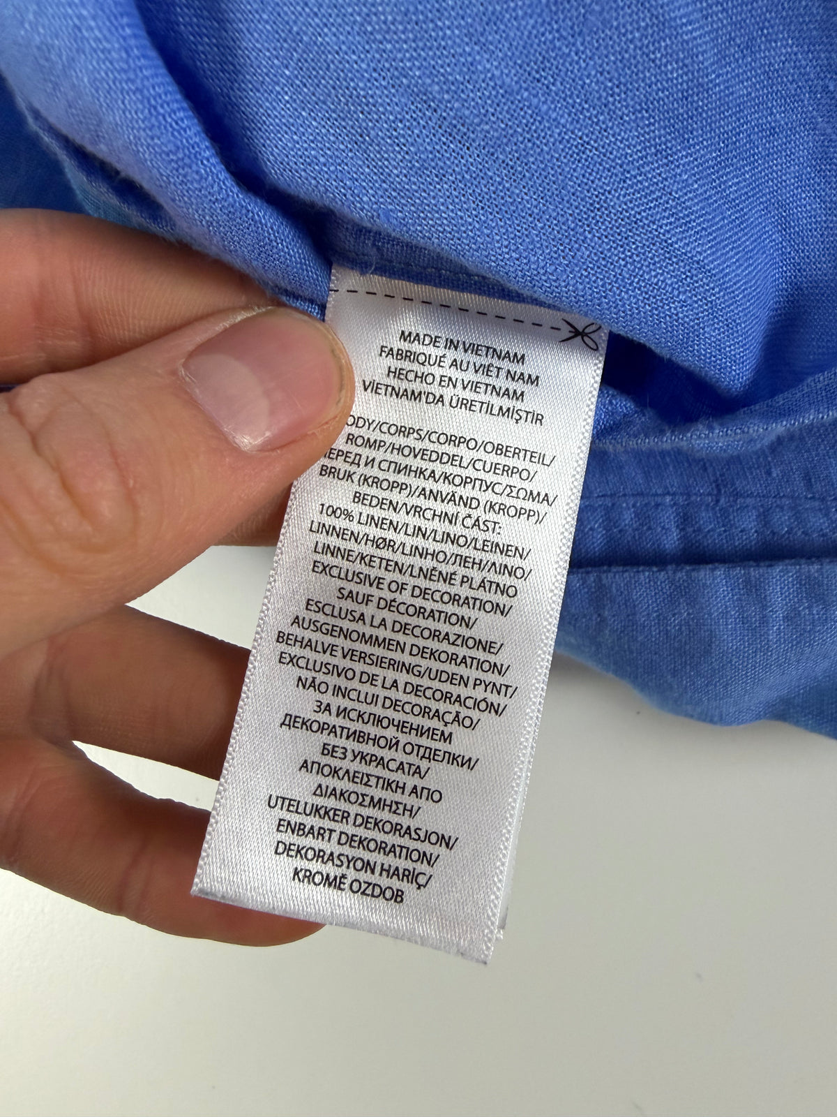 Ralph Lauren overhemd linnen - S