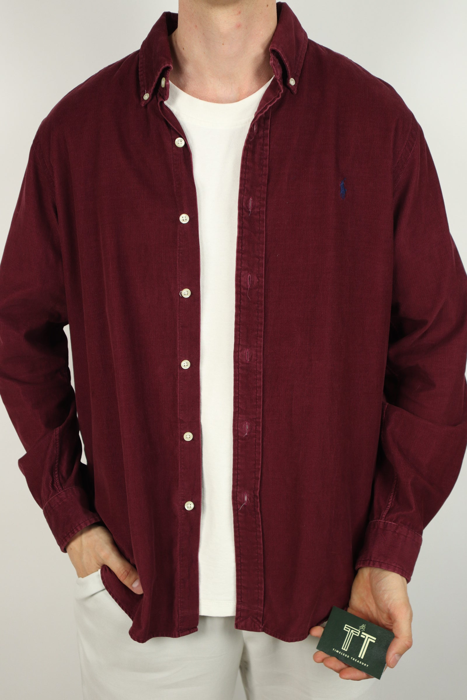 Ralph Lauren corduroy overhemd - L