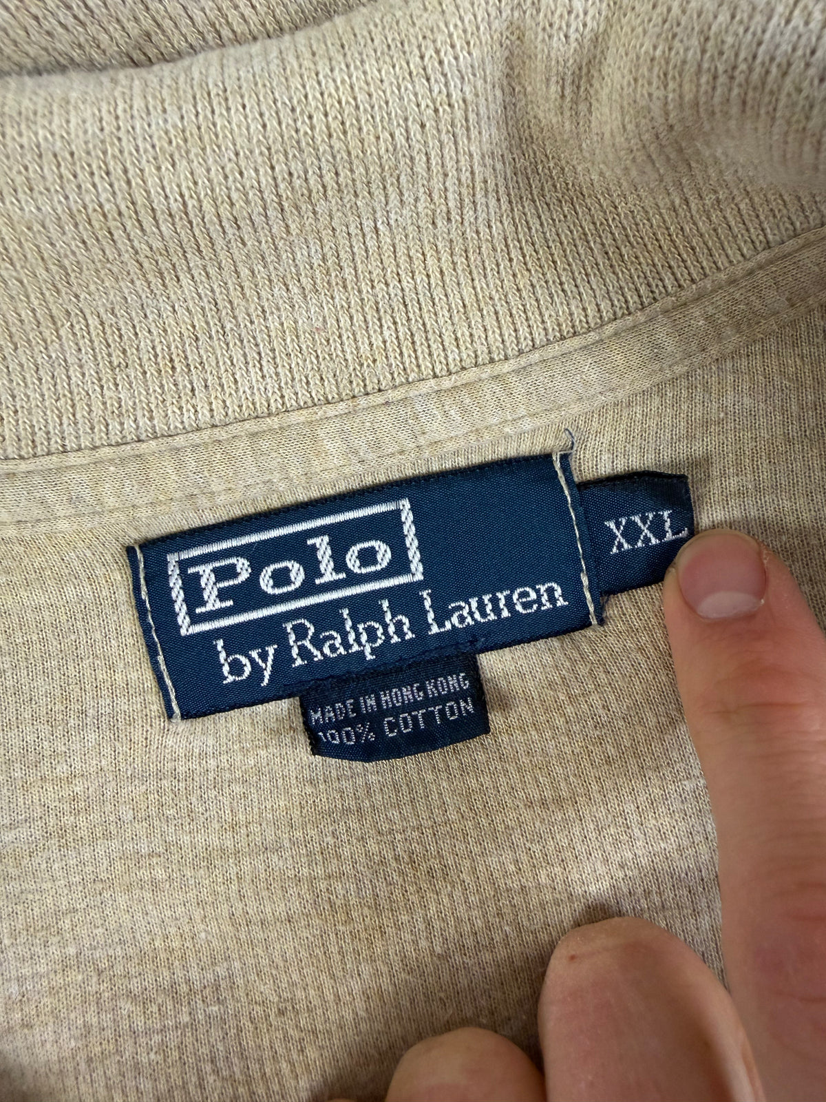 Ralph Lauren trui met kwart rits - XXL