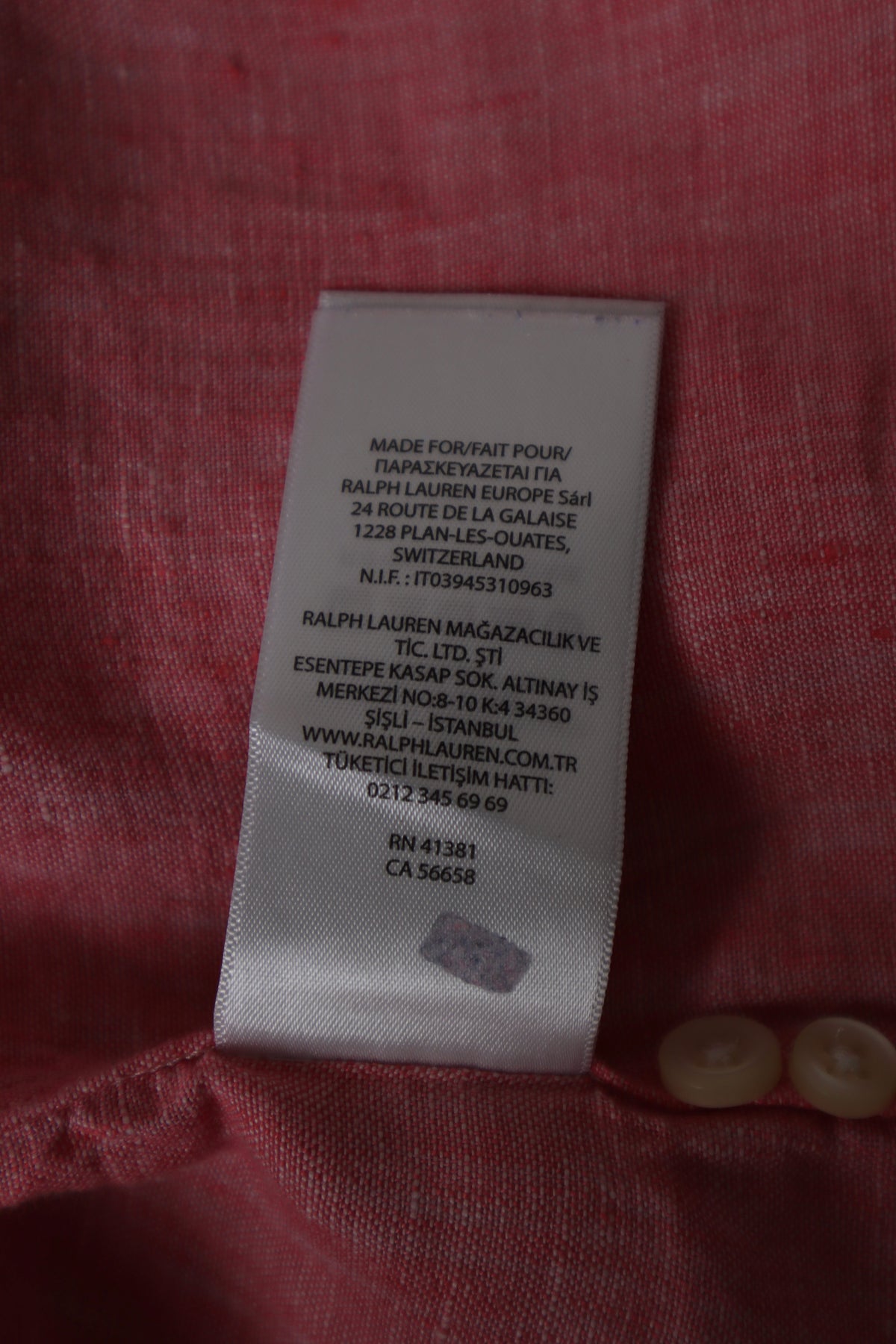 Ralph Lauren overhemd linnen - L