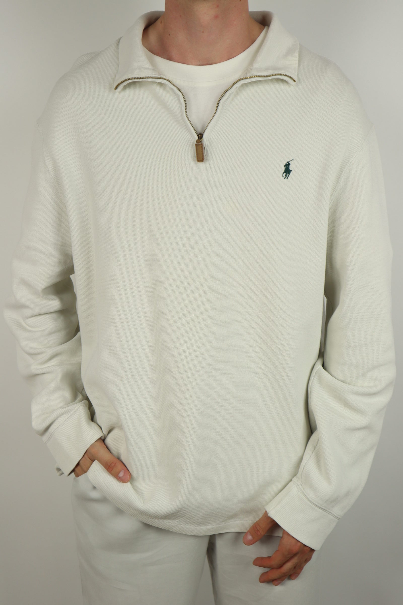 Ralph Lauren trui met kwart rits - XL