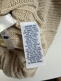 Ralph Lauren kabeltrui met knoopjes - M