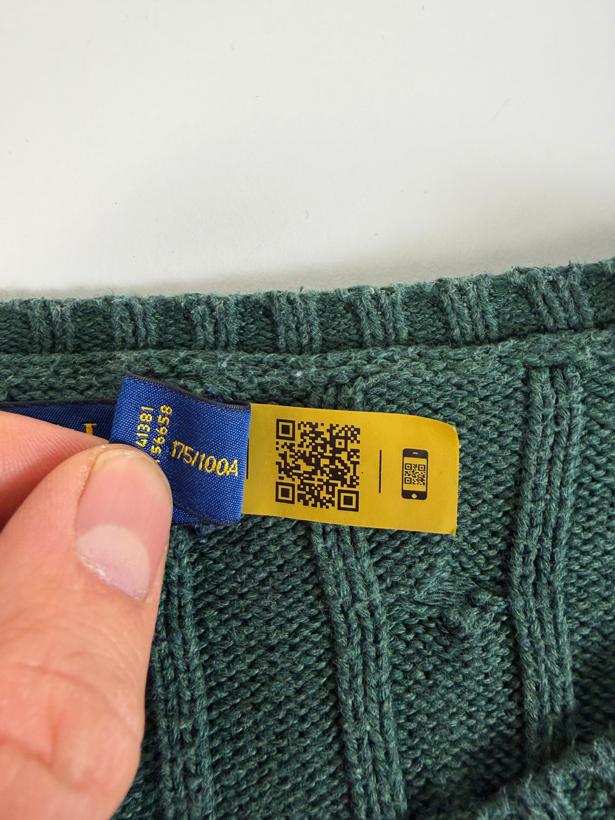 Ralph Lauren kabeltrui met ronde hals - XL Vrouwen