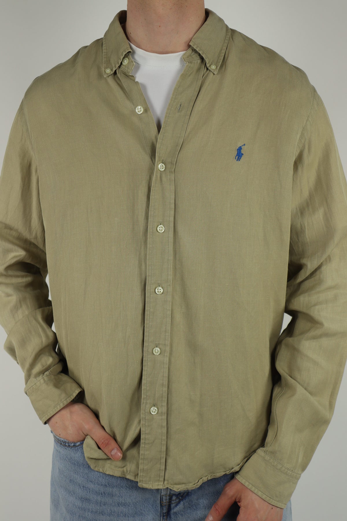 Ralph Lauren overhemd linnen - L