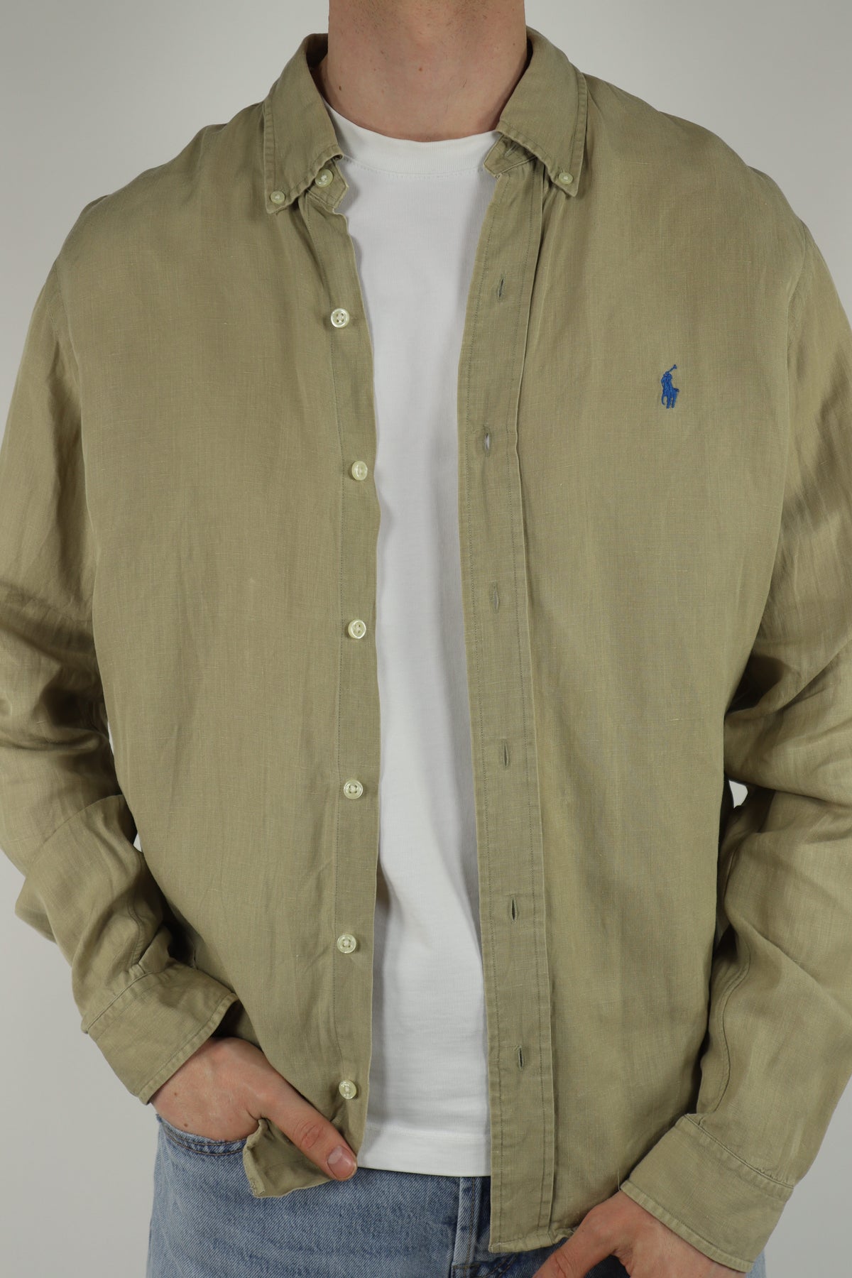 Ralph Lauren overhemd linnen - L