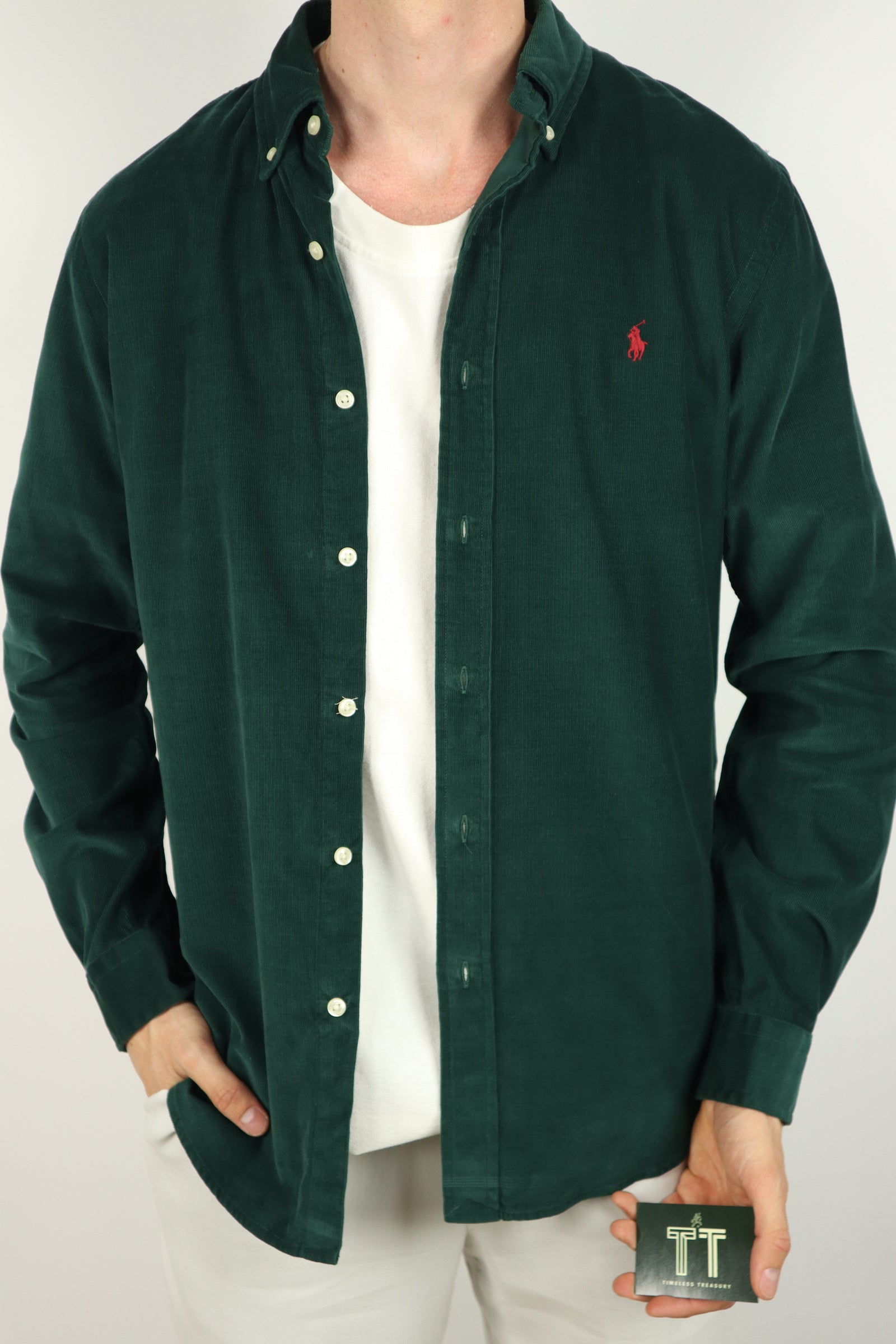 Ralph Lauren corduroy overhemd - M