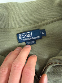 Ralph Lauren trui met kwart rits - L