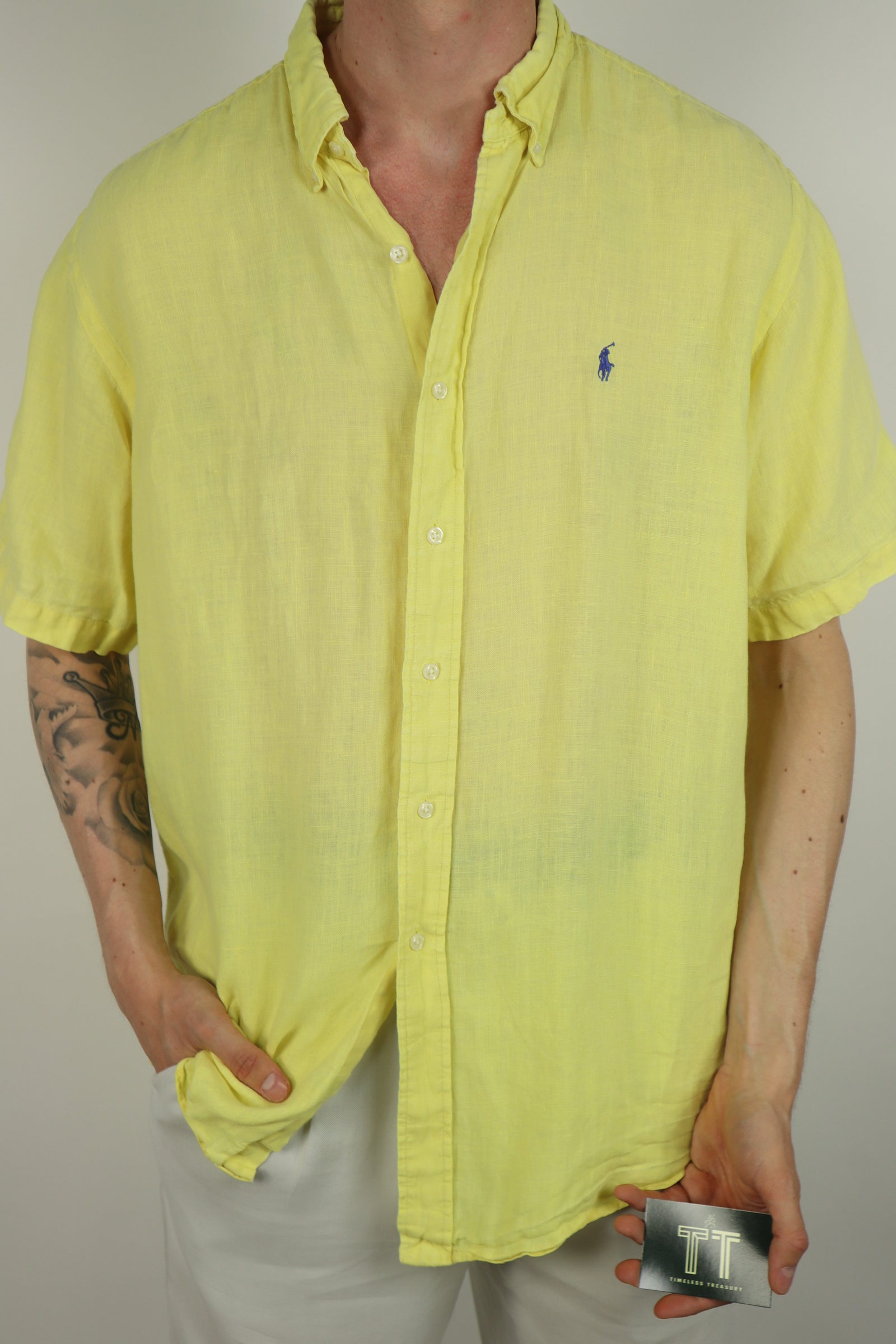 Ralph Lauren linnen overhemd - L