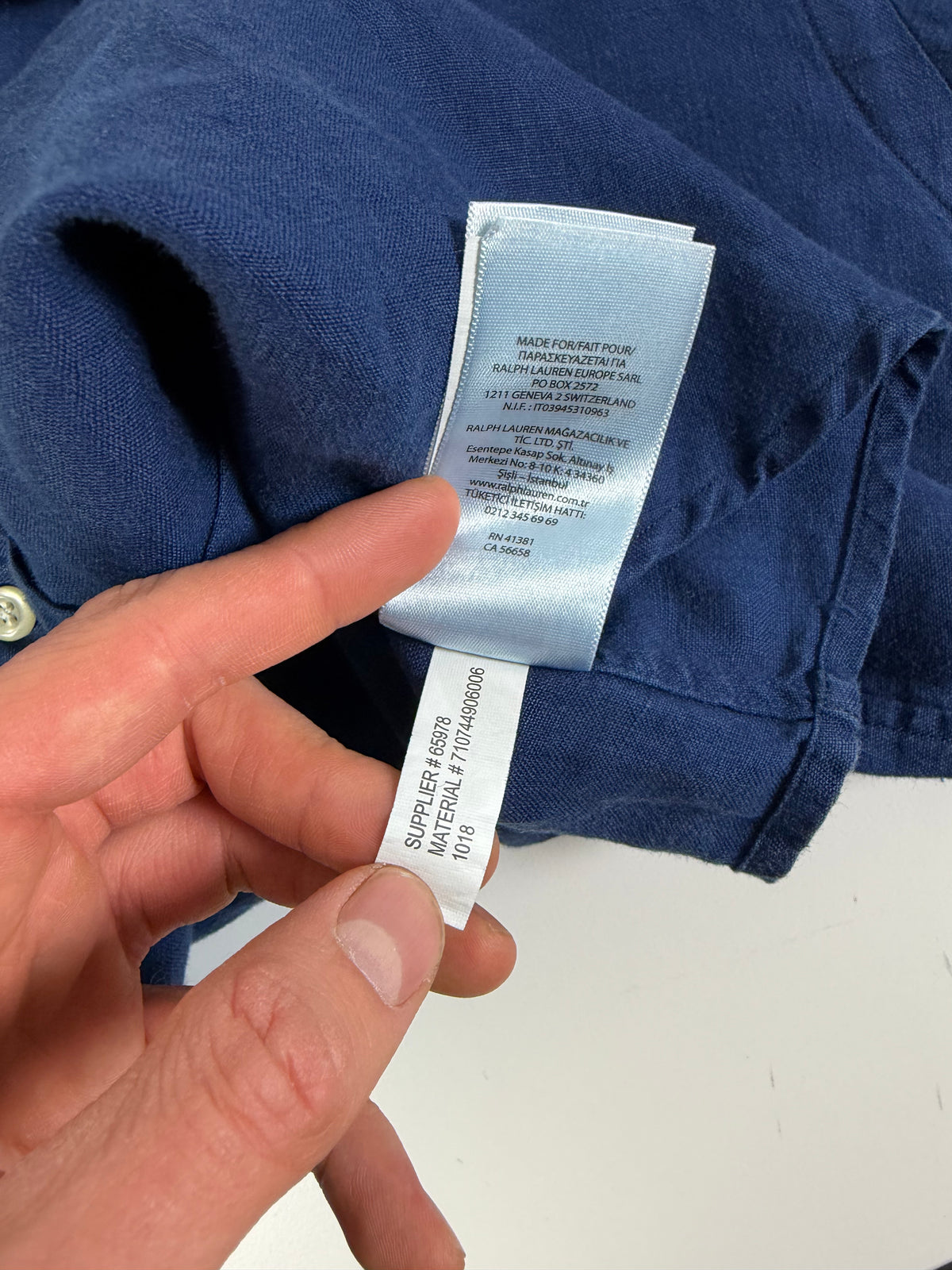 Ralph Lauren overhemd linnen - XL