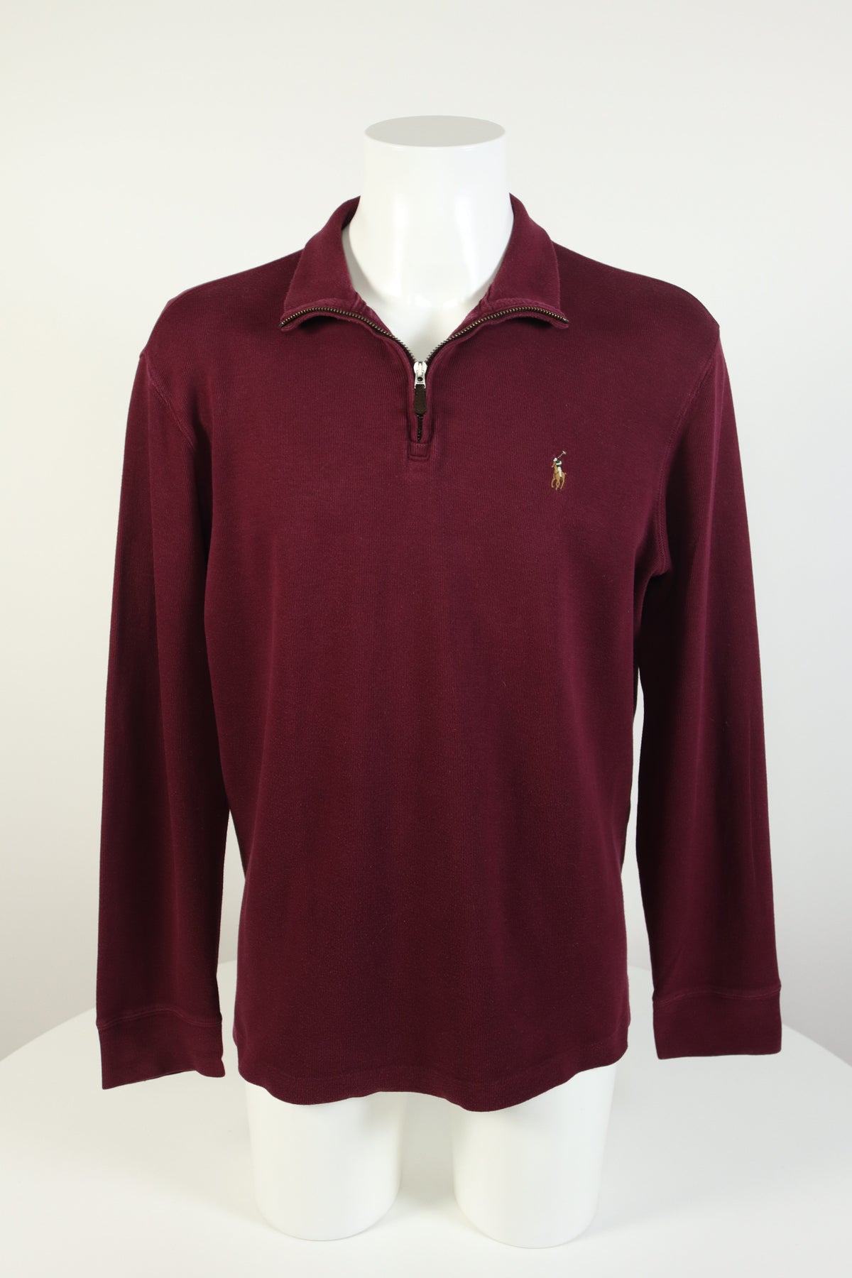 Ralph Lauren trui met kwart rits - L