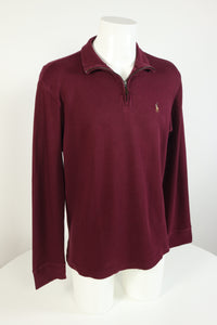 Ralph Lauren trui met kwart rits - L