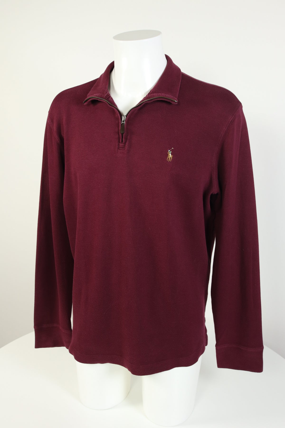 Ralph Lauren trui met kwart rits - L