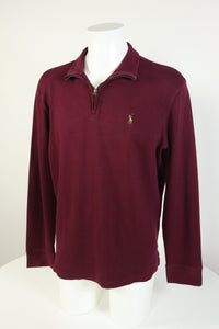 Ralph Lauren trui met kwart rits - L