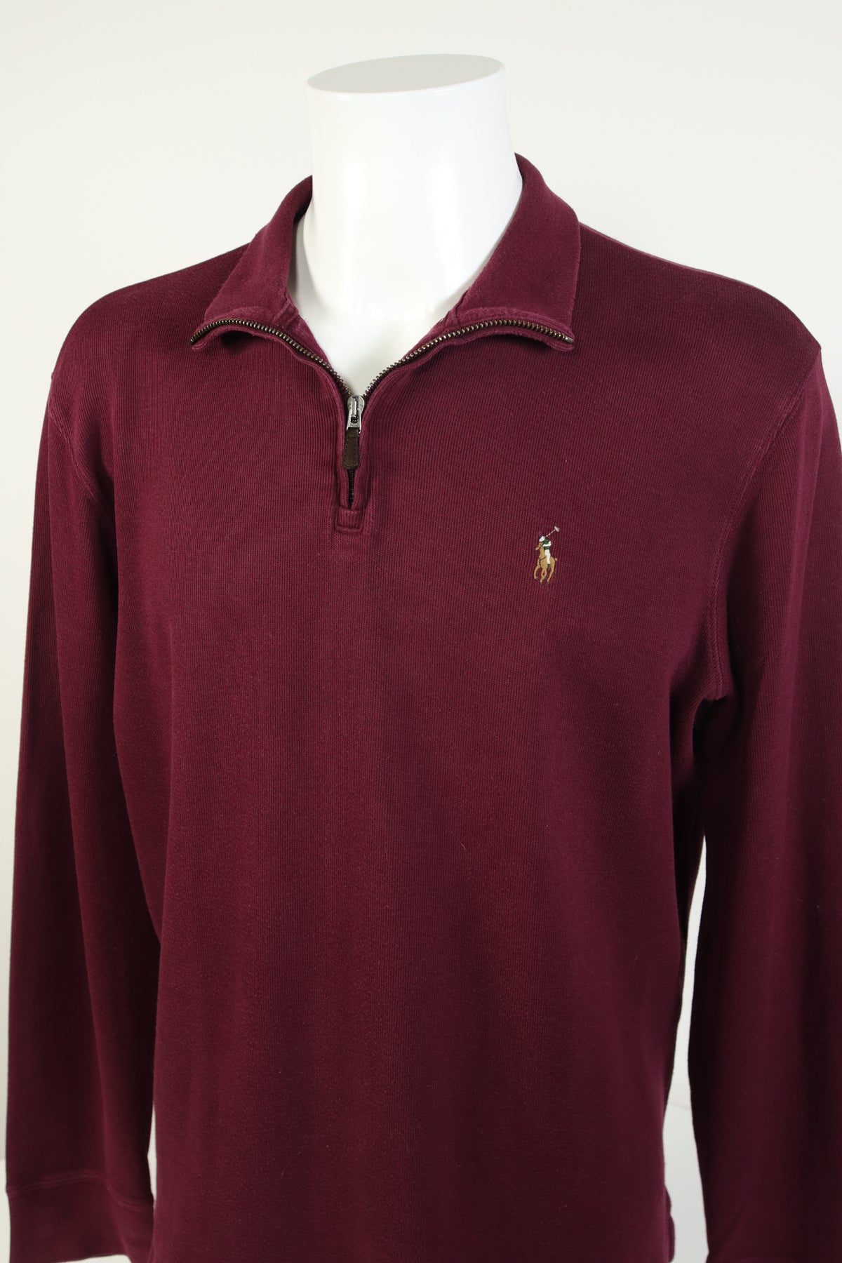 Ralph Lauren trui met kwart rits - L