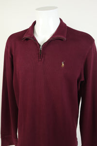 Ralph Lauren trui met kwart rits - L