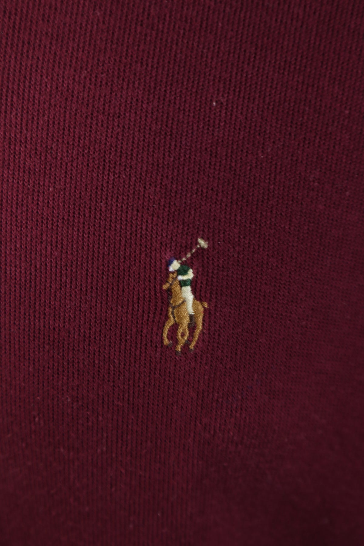 Ralph Lauren trui met kwart rits - L