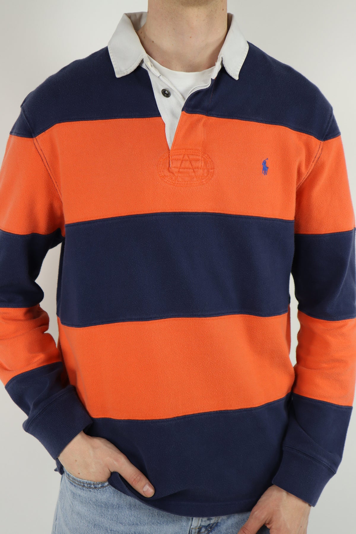 Ralph Lauren (rugby) polo shirt met lange mouw - L