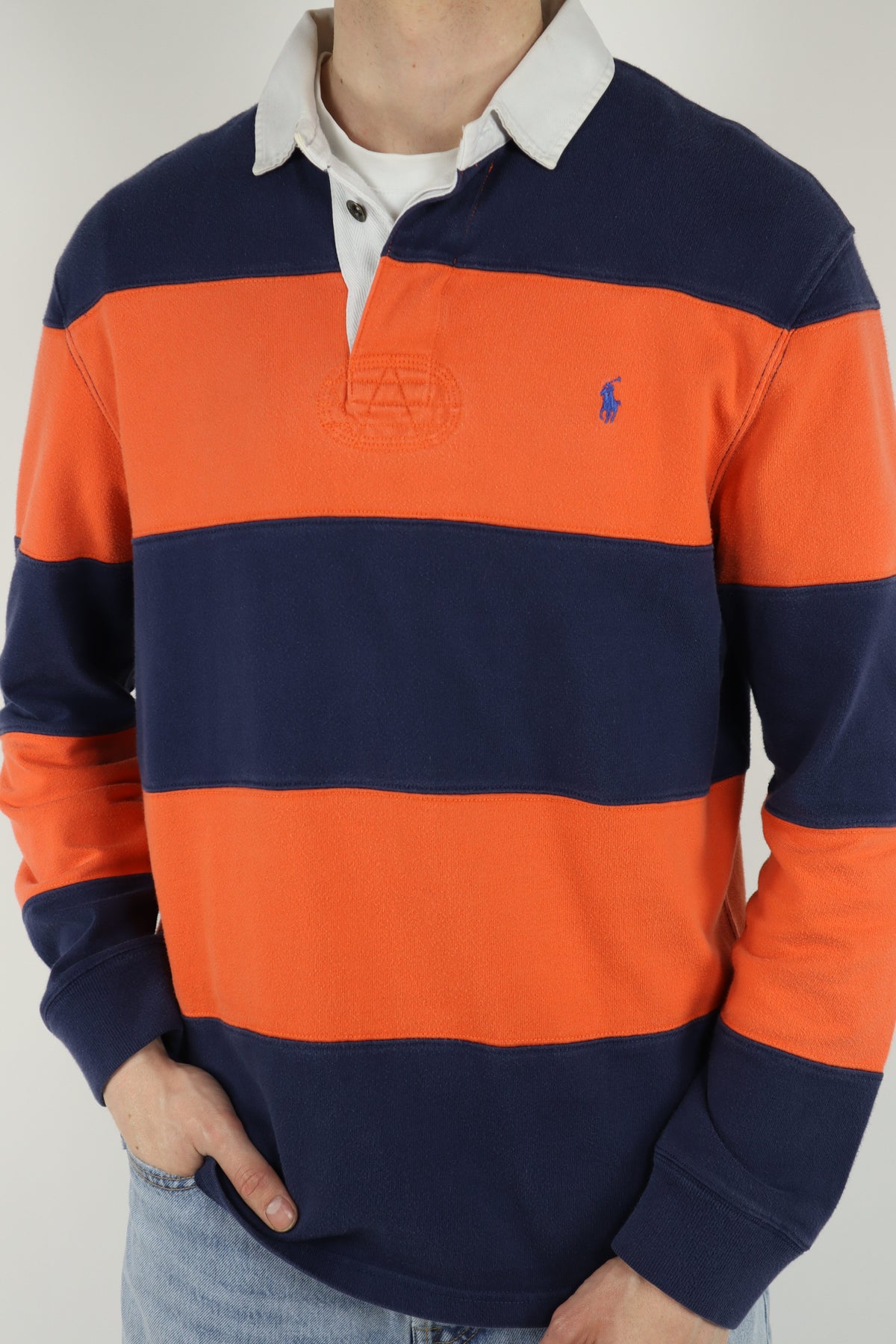 Ralph Lauren (rugby) polo shirt met lange mouw - L