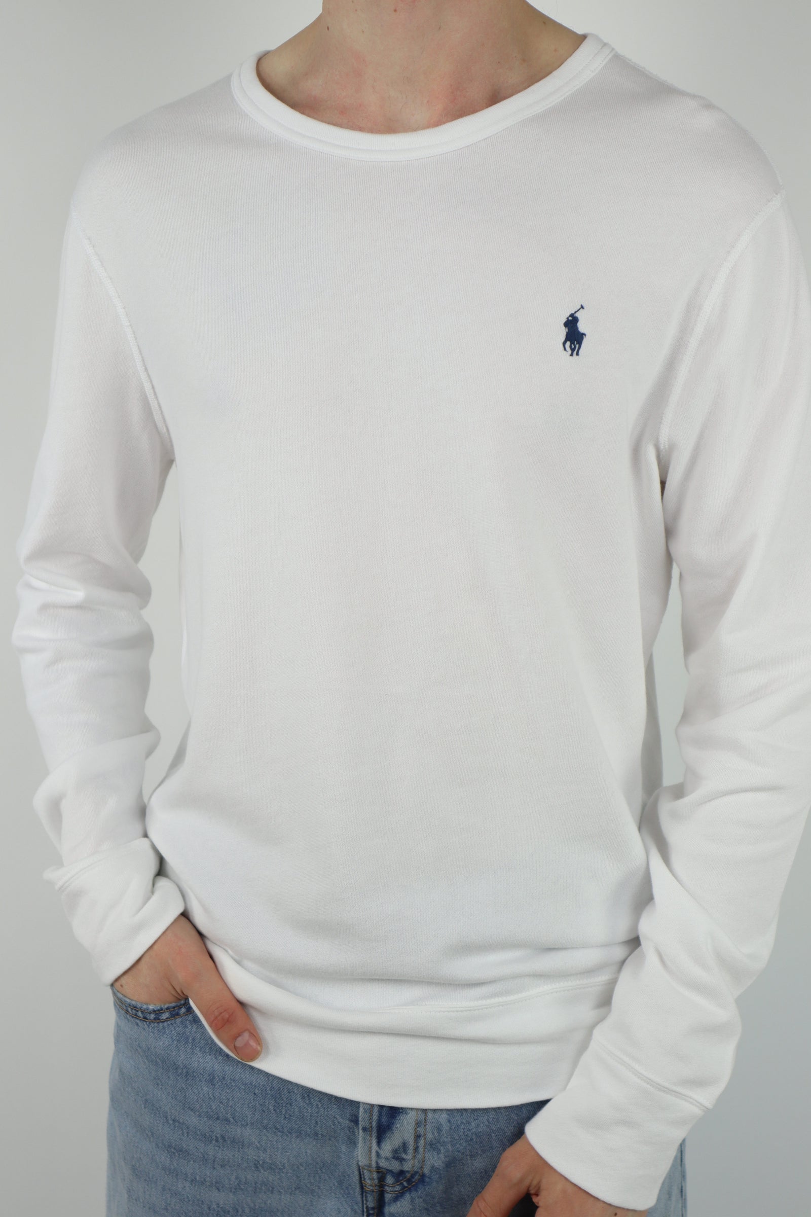 Ralph Lauren trui met ronde hals - M