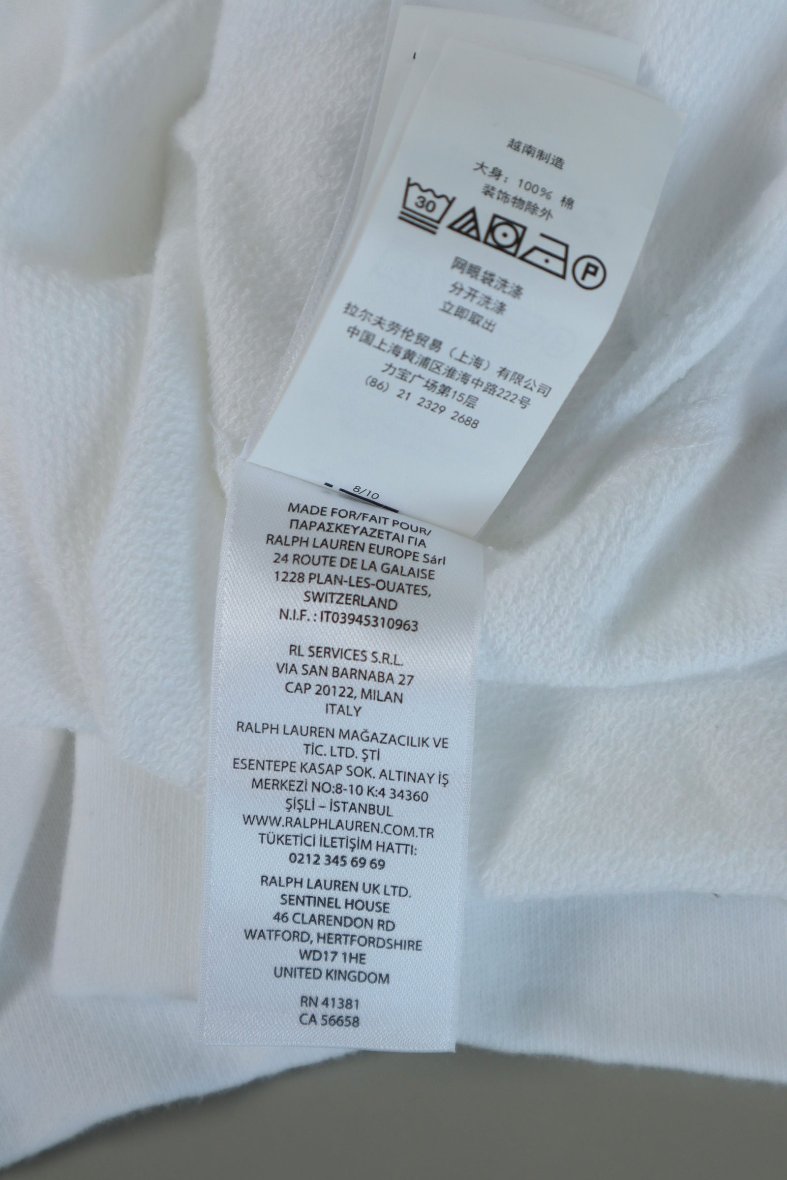 Ralph Lauren trui met ronde hals - M