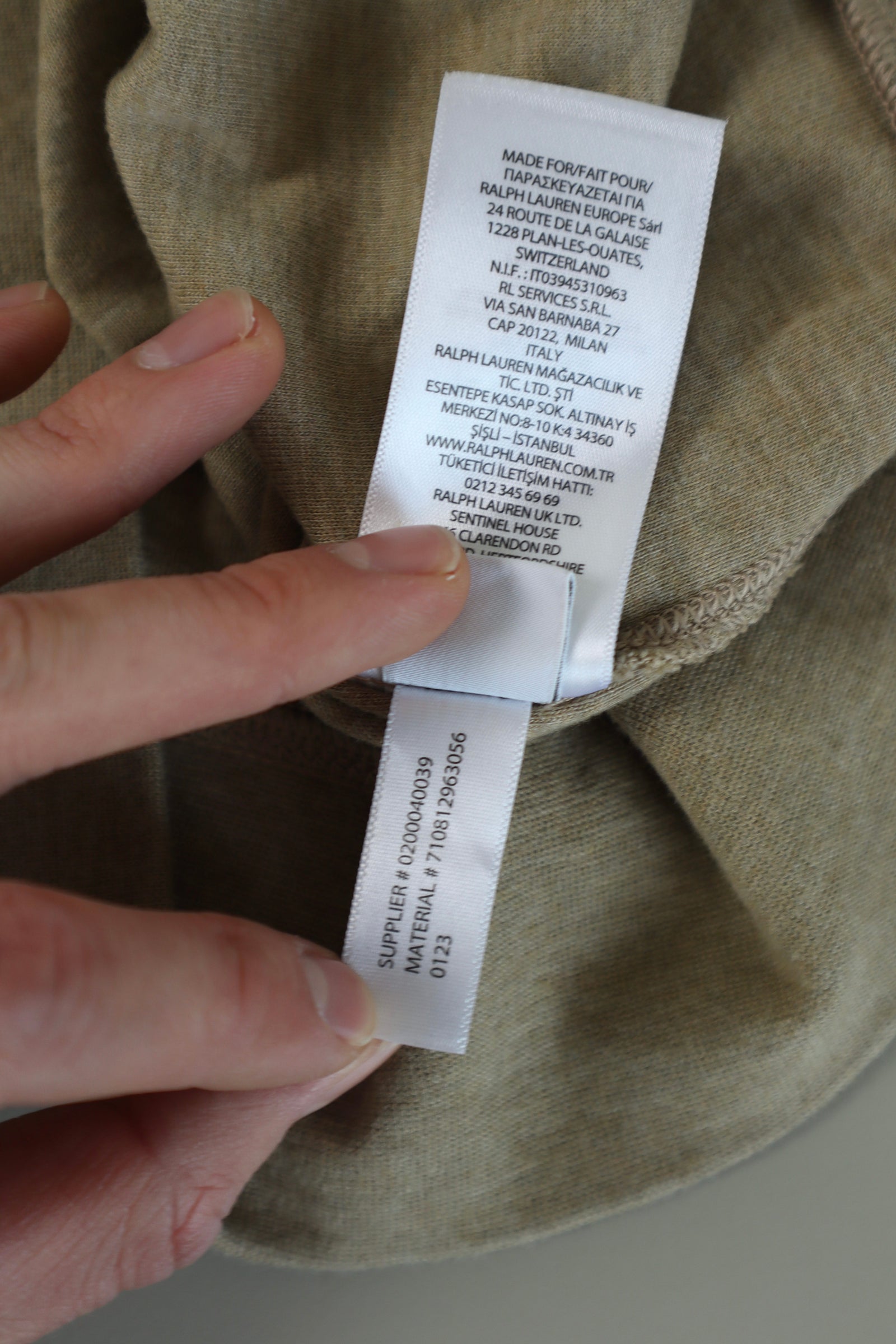Ralph Lauren quarter zip - M